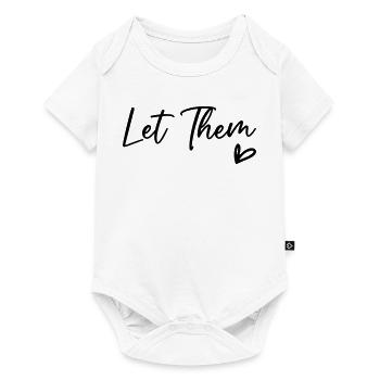 Let them God Kids T-Shirt - Baby Premium short-sleeve bodysuit - white - Front