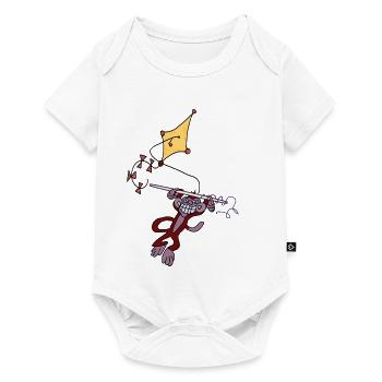 Adventure Monkey - Baby Premium short-sleeve bodysuit - white - Front