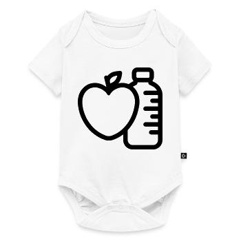 Mode de Vie Sain - Body à manches courtes Premium Bébé - blanc - Devant