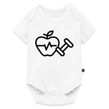 Mode de Vie Sain - Body à manches courtes Premium Bébé - blanc - Devant