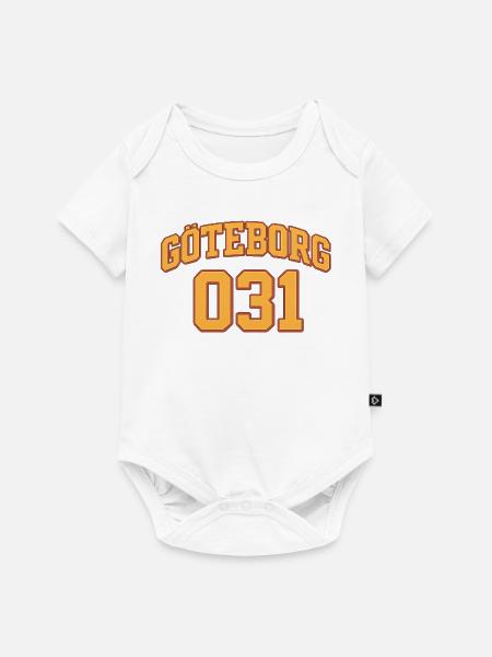 Göteborg, 031 Uni - Baby Premium Kurzarmbody - Weiß