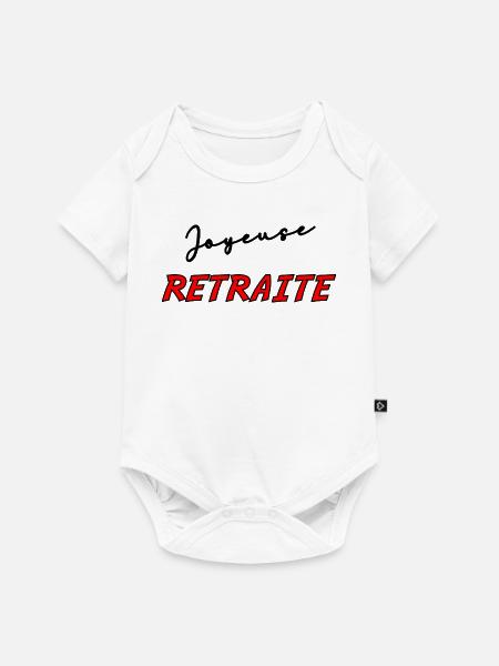 RUHESTAND. RUHESTAND. PENSIONIERT. RUHESTAND - Baby Premium Kurzarmbody - Weiß
