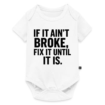 Craftsman sayings for do-it-yourselfers mechanics - Baby Premium short-sleeve bodysuit - white - Front