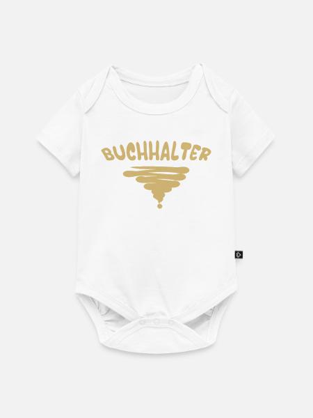 Geschenk für Buchhalter - Baby Premium Kurzarmbody - Weiß