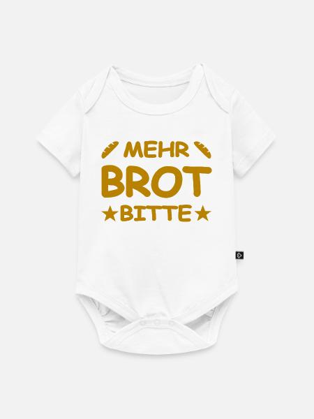 Brot - Baby Premium Kurzarmbody - Weiß