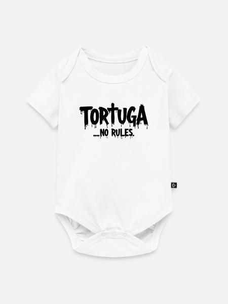 Tortuga – Keine Regeln - Baby Premium Kurzarmbody - Weiß
