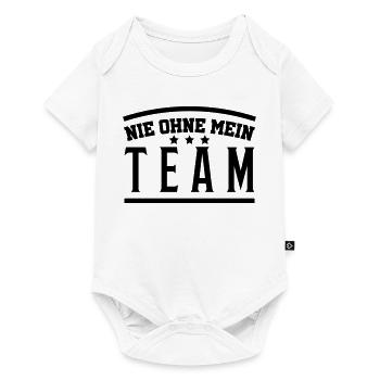 mein_team - Baby Premium short-sleeve bodysuit - white - Front