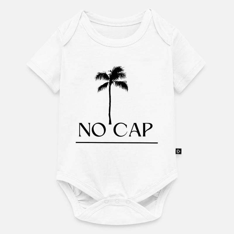 Pas de conception de capuchon - Body à manches courtes Premium Bébé - blanc