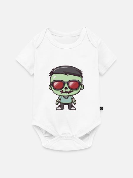 Zombie Halloween - Baby Premium Kurzarmbody - Weiß