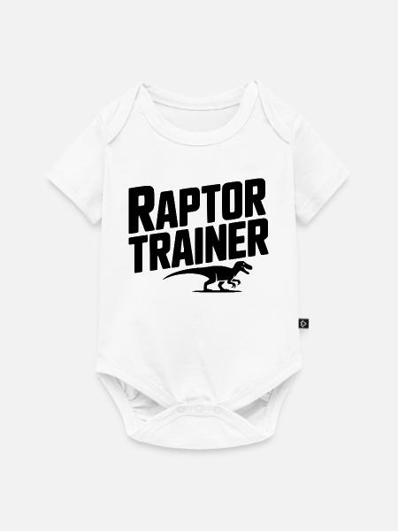 Raptor Trainer - Baby Premium Kurzarmbody - Weiß