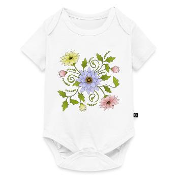 Fleur - Body à manches courtes Premium Bébé - blanc - Devant