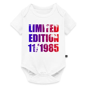 40th Birthday Limited Edition 11/1985 - Baby Premium short-sleeve bodysuit - white - Front
