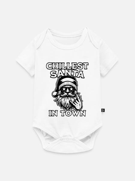 Weihnachtsmann Geschenkidee für festliche Stimmung - Baby Premium Kurzarmbody - Weiß