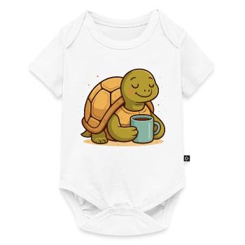 Coffee Cake in the Morning Light - Baby Premium short-sleeve bodysuit - white - Front