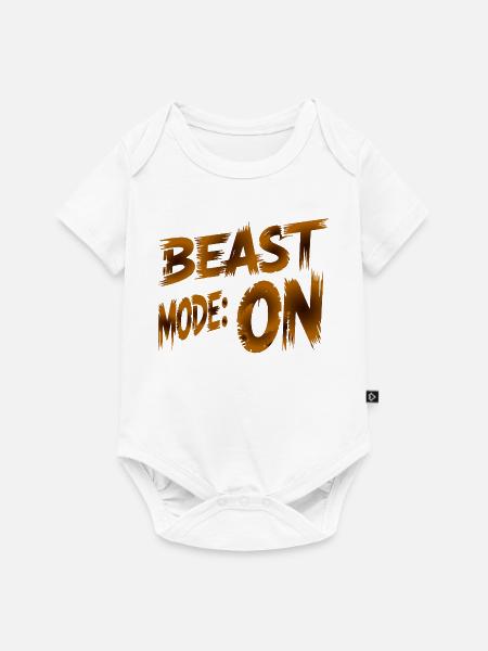 Fitnessstudio - Baby Premium Kurzarmbody - Weiß