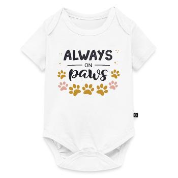 Always on your feet - Baby Premium short-sleeve bodysuit - white - Front