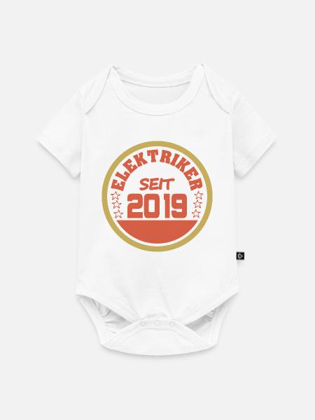 Elektriker 2019 - Baby Premium Kurzarmbody - Weiß