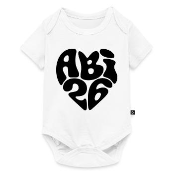 Abitur 2026 - Abi 26 - ABI 2026 - Abitur 26 - Baby Premium Kurzarmbody - Weiß - Vorne