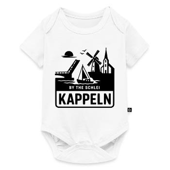 Kappeln Schlei SH Schleswig Holstein Silhouette - Baby Premium Kurzarmbody - Weiß - Vorne