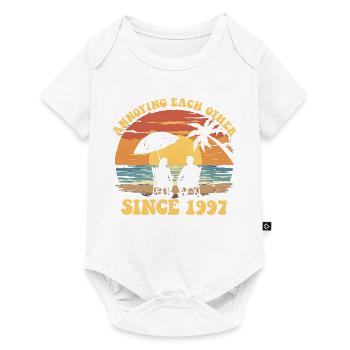 Anniversary of mutual harassment since 1997 - Baby Premium short-sleeve bodysuit - white - Front