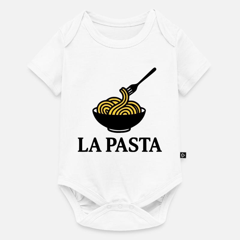 La Pasta - Body à manches courtes Premium Bébé - blanc