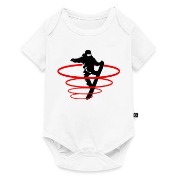 Slopestyle - Baby Premium short-sleeve bodysuit - white - Front