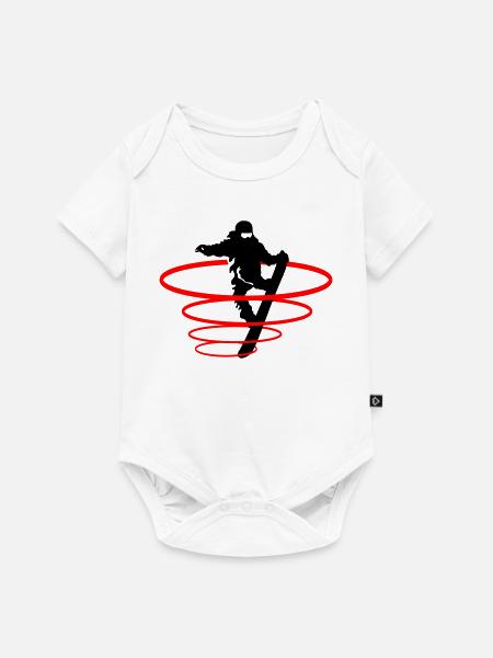 Slopestyle - Baby Premium Kurzarmbody - Weiß