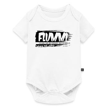 FLUMMI – Leben mit ADHS - Baby Premium Kurzarmbody - Weiß - Vorne
