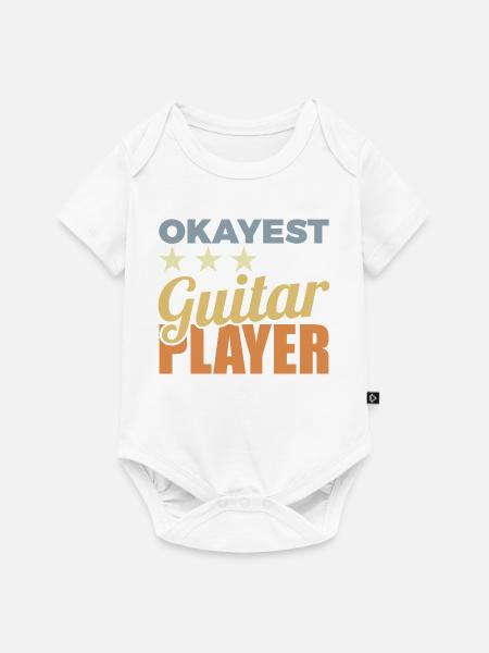 Durchschnittlicher Gitarrenspieler - Baby Premium Kurzarmbody - Weiß