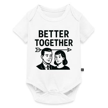 Mariage Amour - Better Together - Body à manches courtes Premium Bébé - blanc - Devant