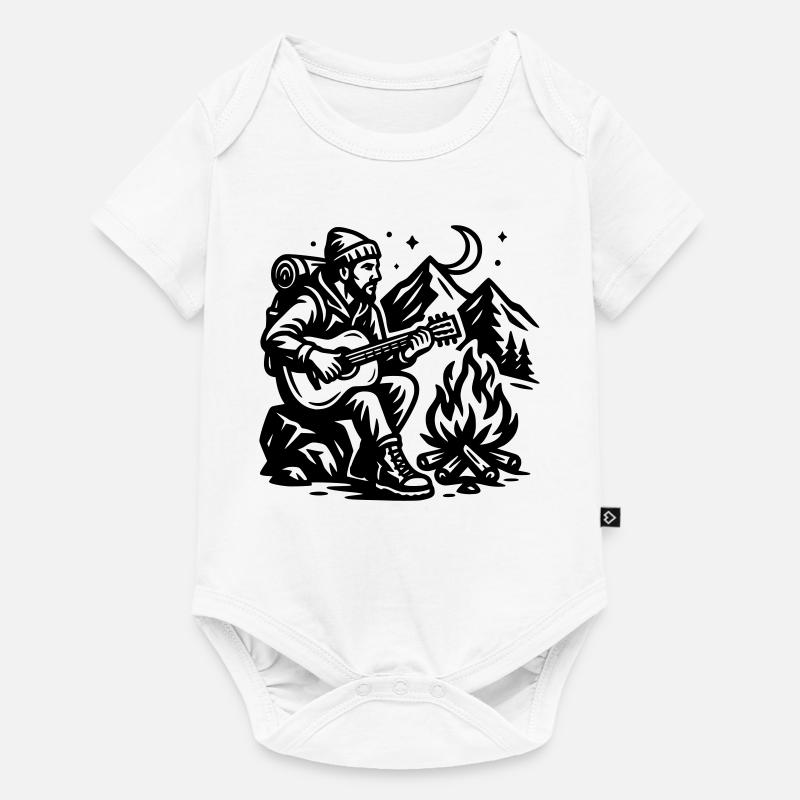 Feu de camp - Body à manches courtes Premium Bébé - blanc