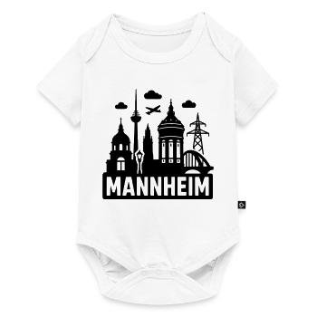 Mannheim Silhouette - Baby Premium short-sleeve bodysuit - white - Front