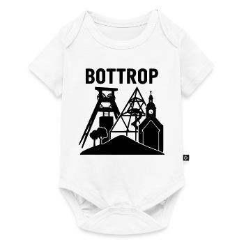 Point de repère de la région de Bottrop Ruhr - Body à manches courtes Premium Bébé - blanc - Devant