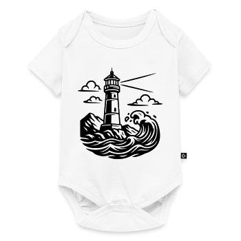 phare - Body à manches courtes Premium Bébé - blanc - Devant