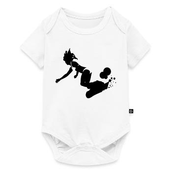 Planche à neige - Body à manches courtes Premium Bébé - blanc - Devant