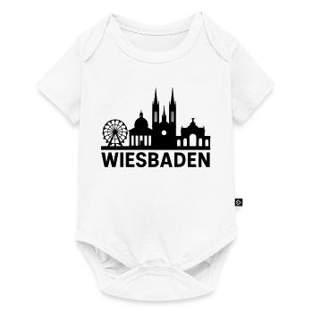 Wiesbaden Silhouette - Baby Premium short-sleeve bodysuit - white - Front
