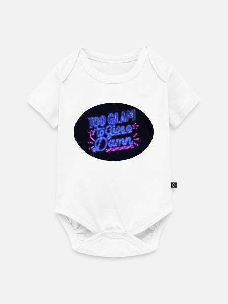 Neon Glamour Statement - Baby Premium Kurzarmbody - Weiß