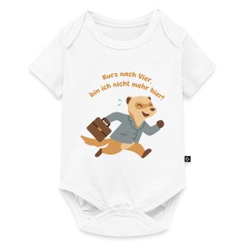 Heure de fermeture de quatre heures Ferret, enfin l’heure de fermeture - Body à manches courtes Premium Bébé - blanc - Devant