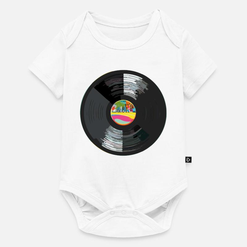 Vinyl_1 - Body à manches courtes Premium Bébé - blanc