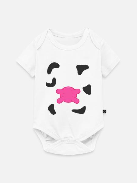 1_cow - Baby Premium Kurzarmbody - Weiß
