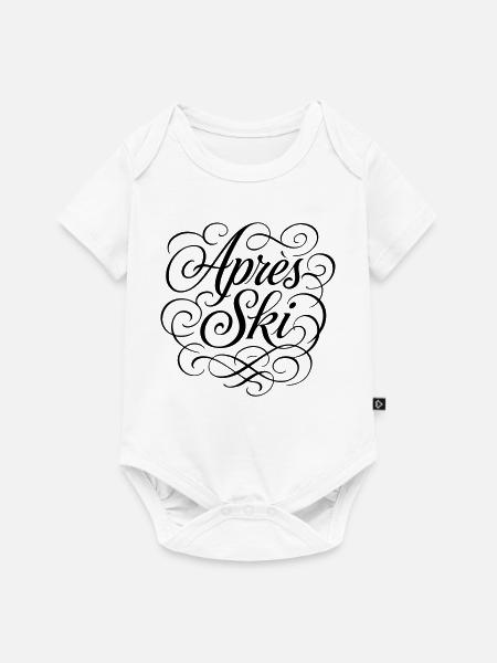 Apres Ski Spruch - Baby Premium Kurzarmbody - Weiß