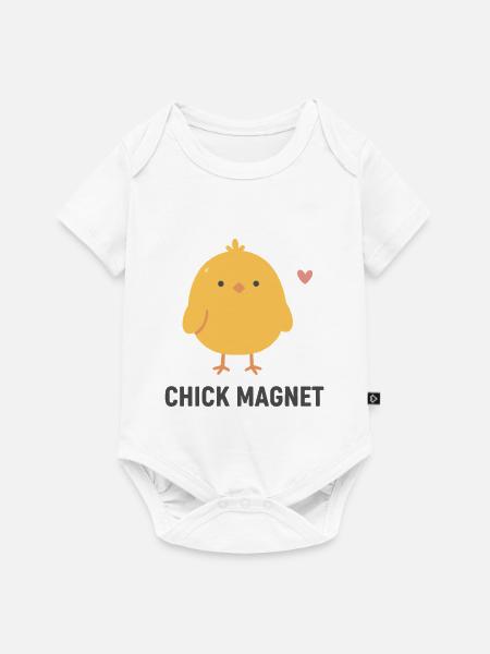 Chick Magnet Charm Tee - Baby Premium Kurzarmbody - Weiß
