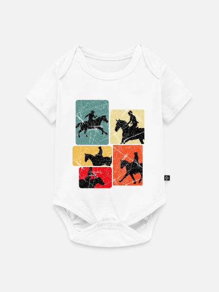 Reiter Reiterin - Baby Premium Kurzarmbody - Weiß
