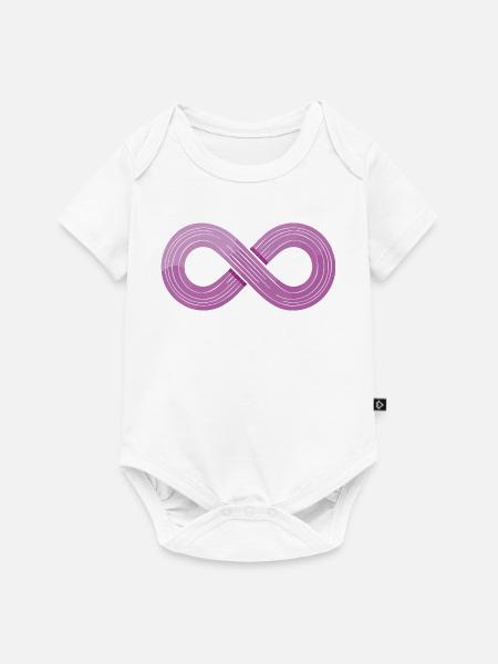 Infinity Flow – Symbol der Agilität - Baby Premium Kurzarmbody - Weiß