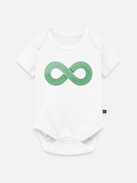 Zeige den Flow! - Baby Premium Kurzarmbody - Weiß