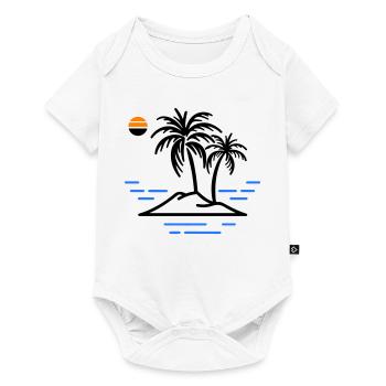 Palm Island - Baby Premium short-sleeve bodysuit - white - Front
