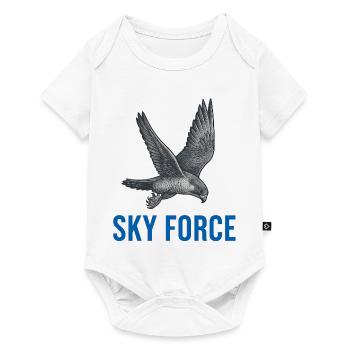 Faucon céleste Sky Force - Body à manches courtes Premium Bébé - blanc - Devant