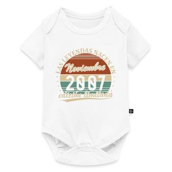 November 2007 Vintage Retro Birthday - Baby Premium short-sleeve bodysuit - white - Front
