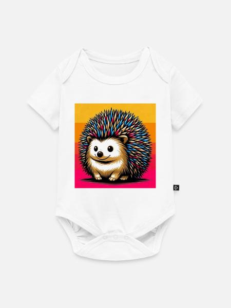 Igel - Baby Premium Kurzarmbody - Weiß