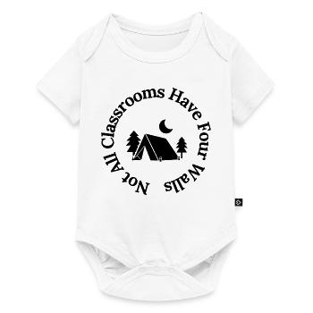 Toutes les salles de classe n’ont pas quatre murs – Chemise de voyage - Body à manches courtes Premium Bébé - blanc - Devant